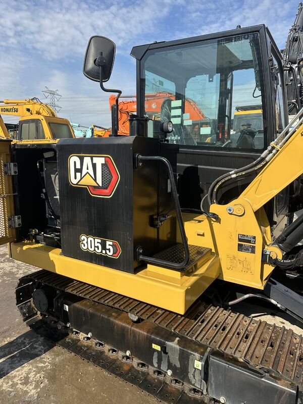 Nouveau type CAT 305.5 Excavatrice de 5,5 tonnes Caterpillar 305.5 Mini Excavatrice à rampe