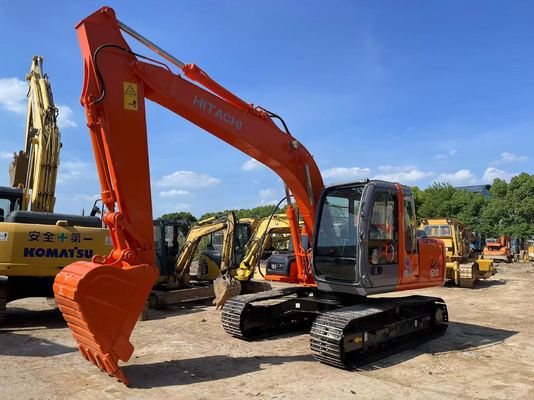 Le Japon hydraulique a utilisé l'excavatrice de chenille de l'excavatrice 12500kg de Hitachi Zx120
