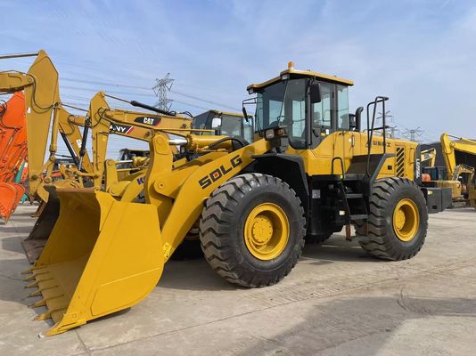 Chargeur Front Loader Yellow 17450kg de roue de SDLG LG956L