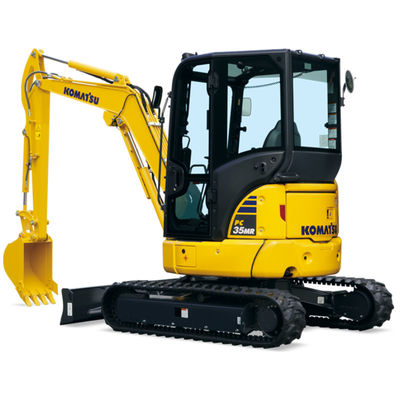 PC35 a utilisé le bêcheur d'agriculture de Mini Excavator Komatsu Crawler Excavator