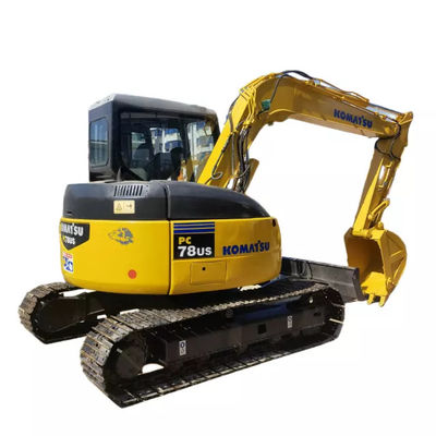 Excavatrice Pc 78us de KOMATSU utilisée par chenille moyenne 7 tonnes