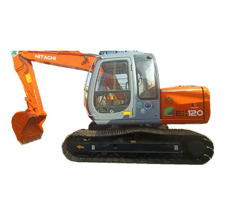 Le milieu de Hitachi EX120 a utilisé l'excavatrice 12000kg du Japon