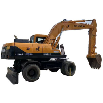Poids d'opération de devoir de Limited Sites Heavy d'excavatrice de roue de R210W 9 Hyundai 22 tonnes
