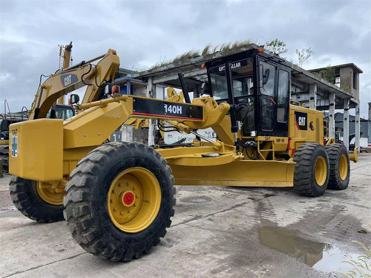 CAT 140H de Caterpillar a employé la niveleuse de moteur pour la construction de routes