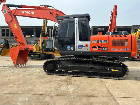 Excavatrice utilisée Hitachi Zx200 Excavatrice utilisée au Japon 20 tonnes Excavatrice de machines de déplacement de terre