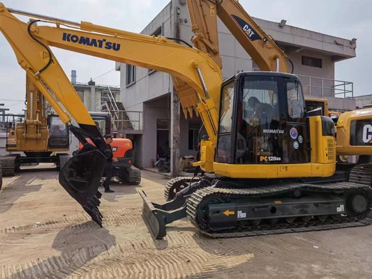 Utilisé Japon Komatsu PC128US Excavateur d'occasion Komatsu PC128 Machines de construction