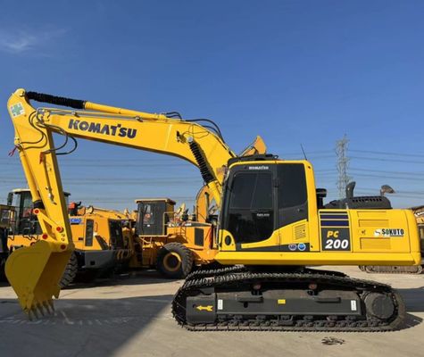 90% Nouveau type d'explorateur utilisé Komatsu PC200 Japon Fabrication Excellente performance Peu utilisé
