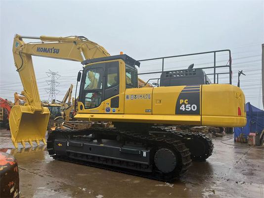 Excavateur d'occasion de 45 tonnes Komatsu PC450 Grandes excavatrices d'occasion équipement de terrassement