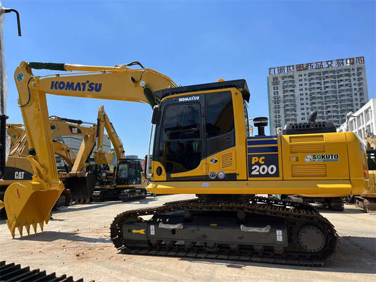 20 tonnes bon marché Excavatrice japonaise utilisée Komatsu PC200-8 Excavatrice à rampe PC200 PC220