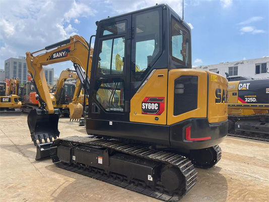 Une nouvelle excavatrice Sany SY60C de 6 tonnes