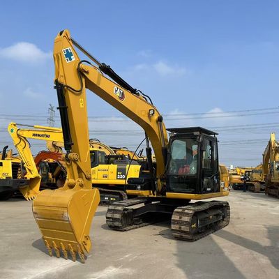 Excavateur de 12 tonnes CAT 312D avec chaussures en caoutchouc moteur C4.4