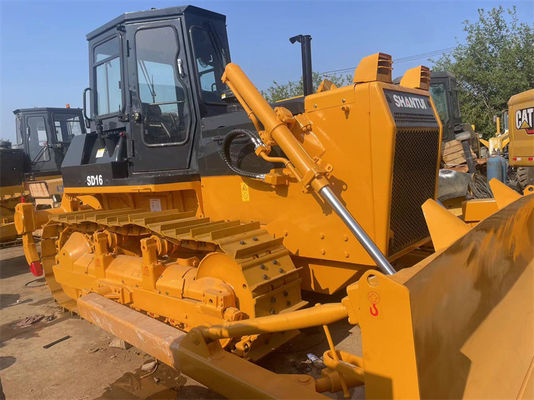 La Chine a utilisé le bulldozer SHANTUI SD16, le tracteur de seconde main, prêt à fonctionner.