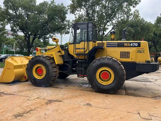 Équipement de construction utilisé chargeur à roues komatsu WA470-3 à vendre