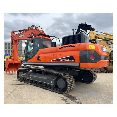 Corée Excavatrice utilisée Doosan DX340LC-9C 34 tonnes Excavatrice à rampe Doosan DX340