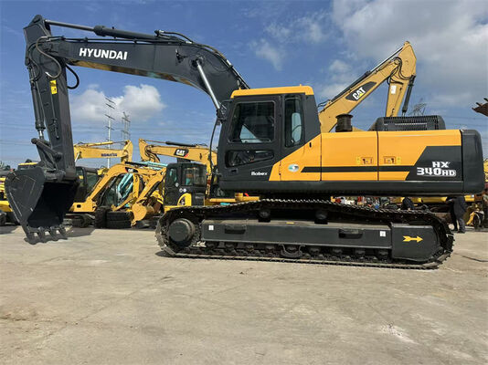 Excavateur Hyundai HX340HD d'occasion de 34 tonnes Excavateur minier Hyundai 340 d'occasion