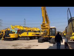 Excavateur Caterpillar 320BL utilisé, poids 20 tonnes, en excellent état et qualité.